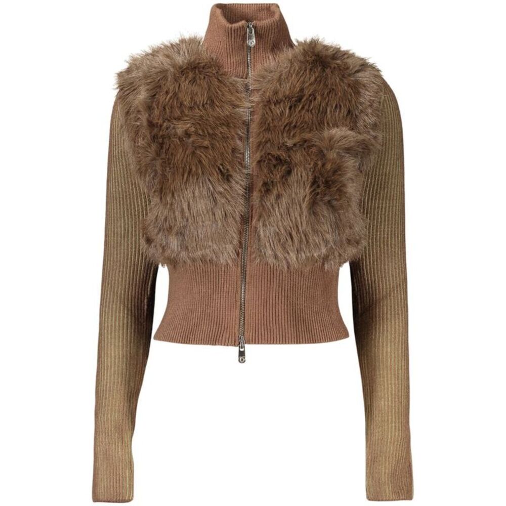 Desigual Brown Viscose Women's Women's Sweater